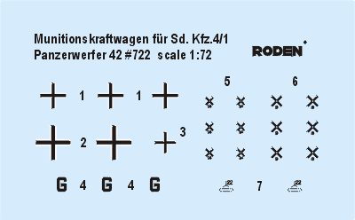         Nebelwerfer (Sd.Kfz.4),  1/72, : Rod722 # 2 hobbyplus.ru