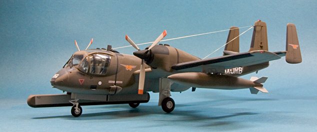     Grumman OV-1D Mohawk,  RODEN,  1/48, : Rod413 # 11 hobbyplus.ru