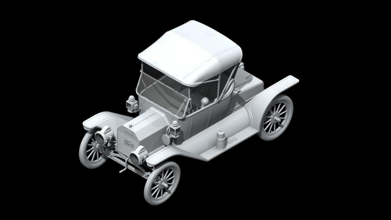  Ford Model T Roadster 1913   ICM Art.: 24001 : 1/24 # 5 hobbyplus.ru