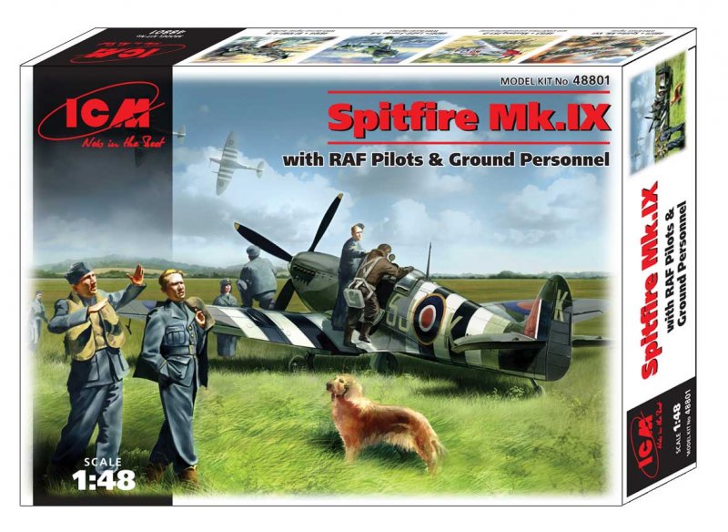 Spitfire Mk.IX ICM Art.: 48801 : 1/48 # 1 hobbyplus.ru