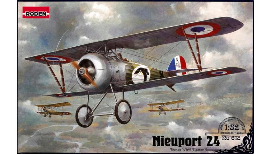    - Nieuport 24,  RODEN,  1/32, : Rod618