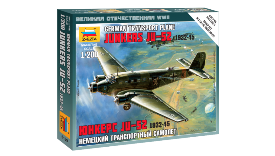  :    "" Ju-52 1932-45,  ""    , : 1/144, : 6139