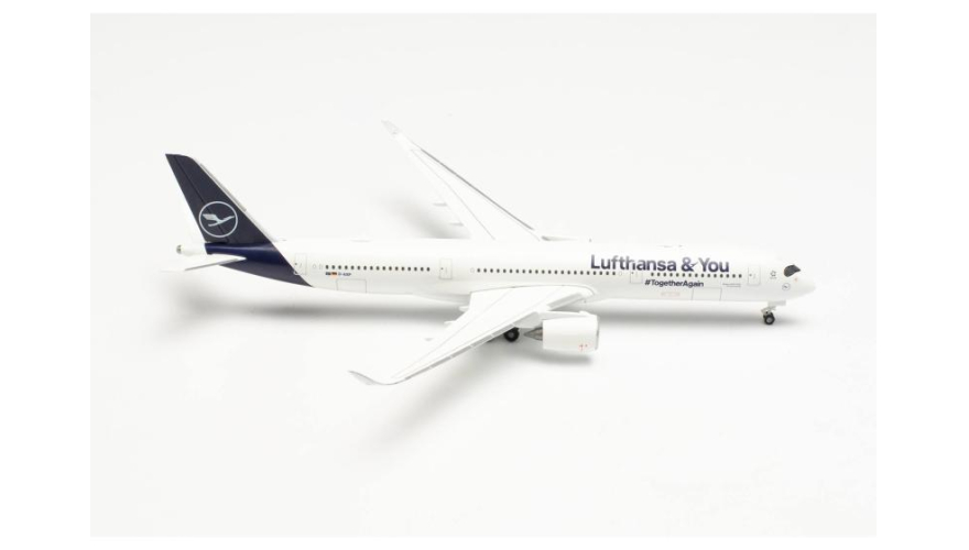   Lufthansa Airbus A350-900 Lufthansa & You  D-AIXP, 1:500 herpa 536066.