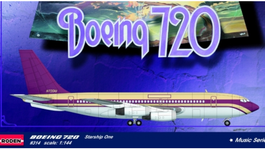    Boeing 720 "Starship One",  RODEN,  1/144, : Rod314