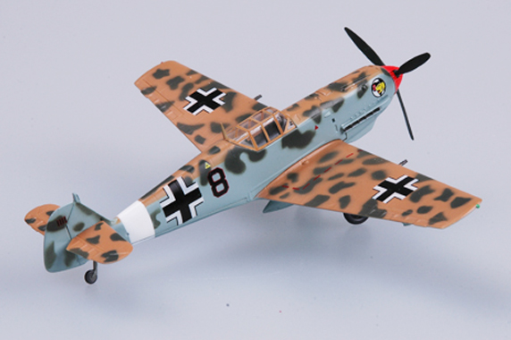   Messerschmitt Bf109 E-7 trop JG27 ,   1:72,  Easy Model.  : EM37277. # 1 hobbyplus.ru