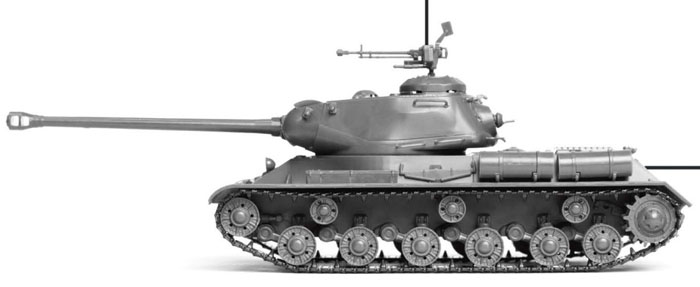Сборная модель советского танка ИС-2 (сборка без клея). Производства «Звезда» масштаб 1:72, артикул 5011 # 3 hobbyplus.ru