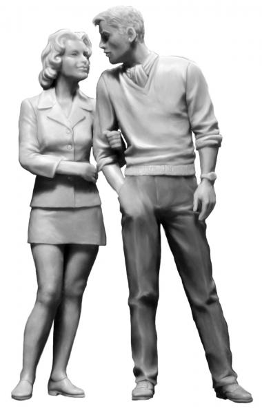 Сборные фигуры Боб и Салли - счастливая пара, масштаб: 1/24, производитель: Master Box, артикул: 24029 # 2 hobbyplus.ru