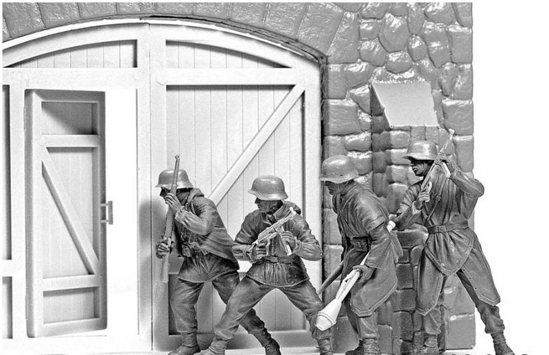 Сборная модель Немецкая пехота, Западная Европа, 1944-1945, производства MASTER BOX, масштаб 1:35, артикул 3584 # 2 hobbyplus.ru