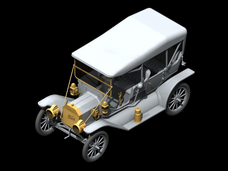 Автомобиль Model T 1911 Touring  ICM Art.: 24002 Масштаб: 1/24 # 4 hobbyplus.ru