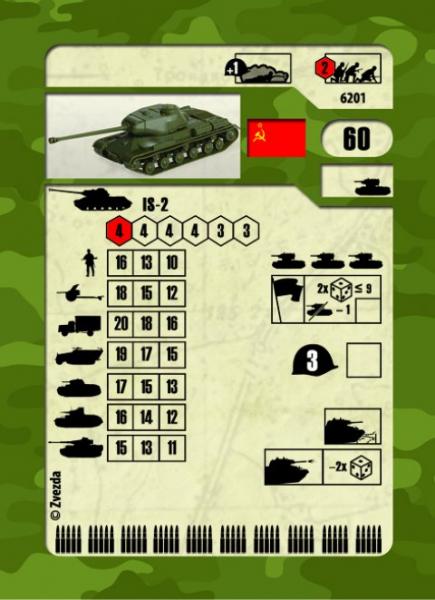 Сборная модель  Советский тяжёлый танк Ис-2, производитель «Звезда», масштаб 1:100, артикул 6201 # 2 hobbyplus.ru