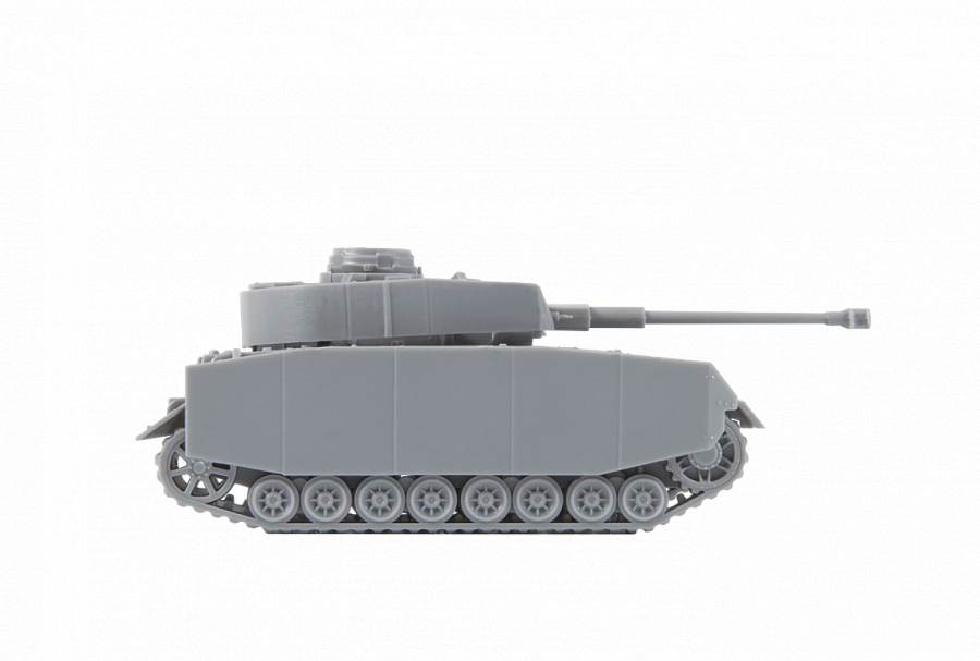 Сборная модель, Немецкий средний танк Т-4Н, масштаб 1:100. # 2 hobbyplus.ru
