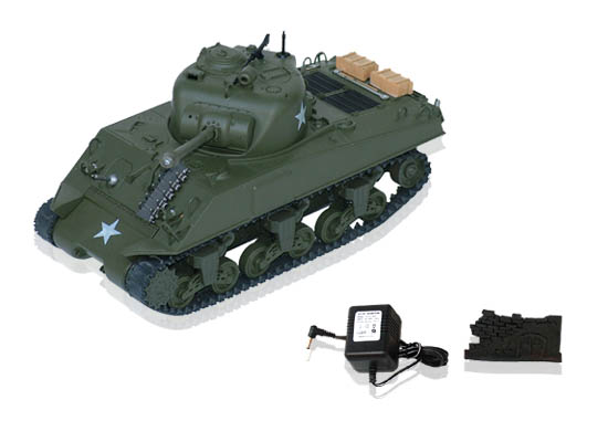 Радиоуправляемая модель танка Sherman M4A3 масштаб 1:30, артикул: 3841-1 # 1 hobbyplus.ru