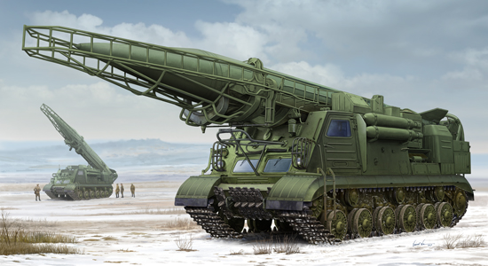 Сборная модель Пусковая установка 2П19 с баллистической ракетой 8К14, масштаб 1/35, производитель TRUMPETER, артикул: 01024 # 1 hobbyplus.ru