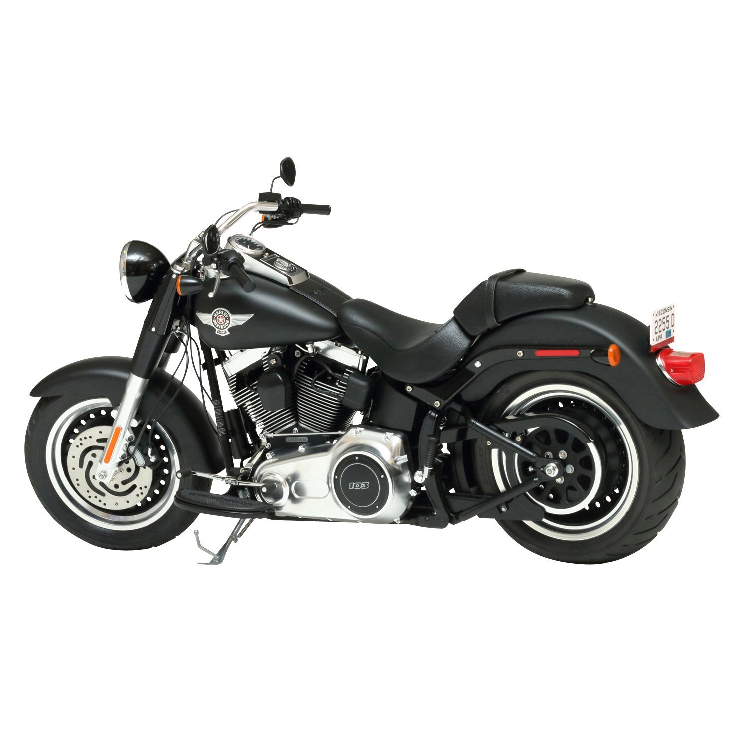 Сборная модель мотоцикла Harley-Davidson FLSTFB - Fat Boy Lo (ограниченная серия) L=400мм, масштаб 1:6, производитель Tamyia, артикул: 16041 # 3 hobbyplus.ru