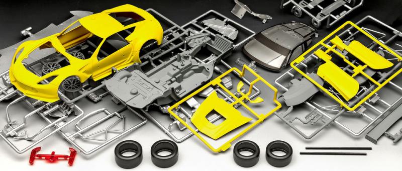    CHEVROLET CORVETTE C7.R,  1/25,  REVELL,  07036 # 9 hobbyplus.ru