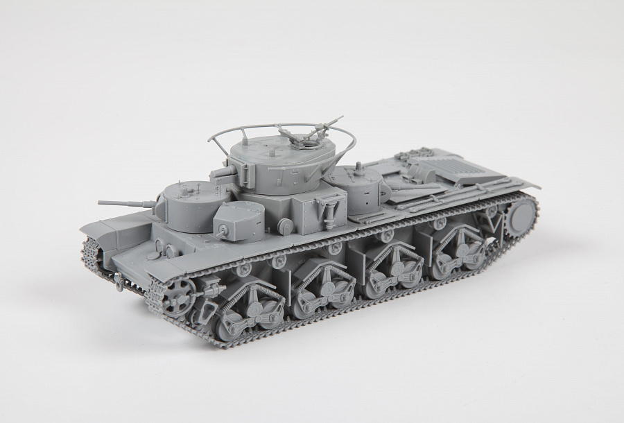 Сборная модель, Советский тяжелый танк Т-35, масштаб 1:72. # 1 hobbyplus.ru