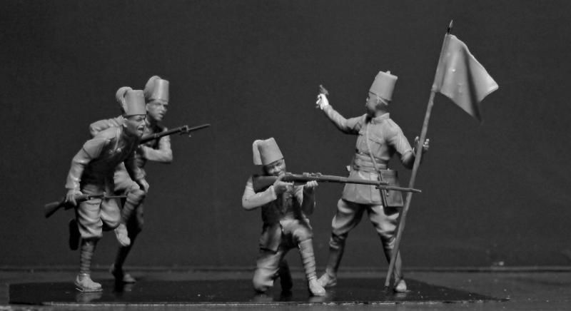 Сборные фигуры Эритрейские батальоны колониальной армии Италии (1939-1940 г.г.), масштаб: 1/35, производитель: ICM, артикул: 35567 # 2 hobbyplus.ru
