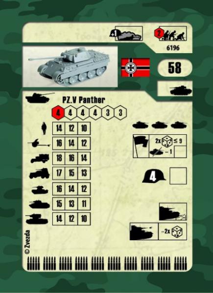 Сборная модель  Немецкий средний танк Т-V A 