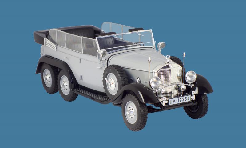 Typ G4 (производства 1935г.), автомобиль германского руководства ІІ МВ  ICM Art.: 24011Масштаб: 1/24 # 3 hobbyplus.ru