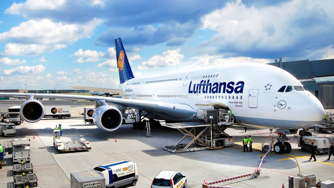   Airbus A380  Lufthansa. # 14 hobbyplus.ru