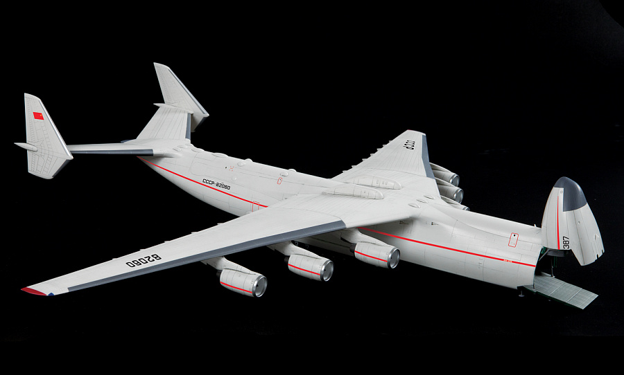 Сборная модель Советский транспортный самолёт АН-225 «МРИЯ», масштаб 1:144. # 1 hobbyplus.ru