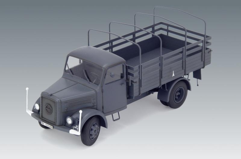 Германский армейский грузовой автомобиль ІІ МВ KHD S3000, ICM Art.: 35451 Масштаб: 1/35 # 14 hobbyplus.ru