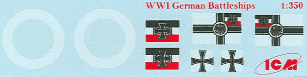 Германский линкор «Markgraf» WW1, ICM Art.: S.005 Масштаб: 1/350 # 2 hobbyplus.ru