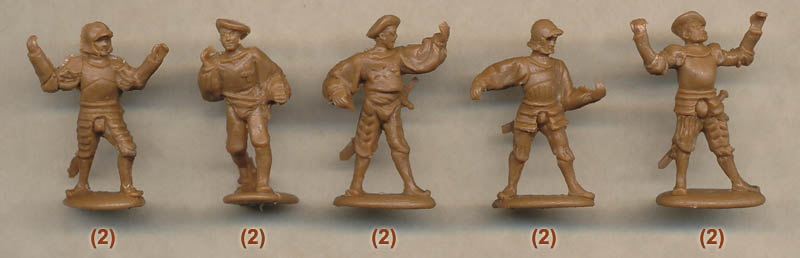Миниатюрные фигуры Швейцарская пехота (Алебардщики) 16 век, производитель 