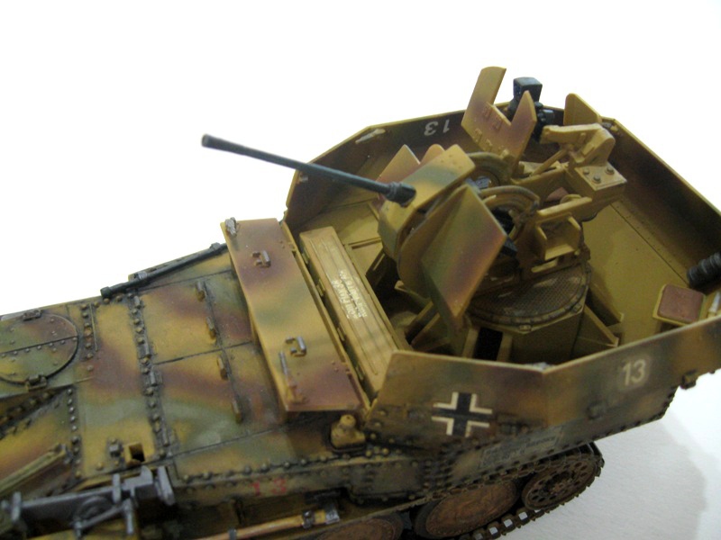 Сборная модель Немецкий зенитный танк Флакпанцер 38, производства ARK Models, масштаб 1/35, артикул: 35010 # 3 hobbyplus.ru