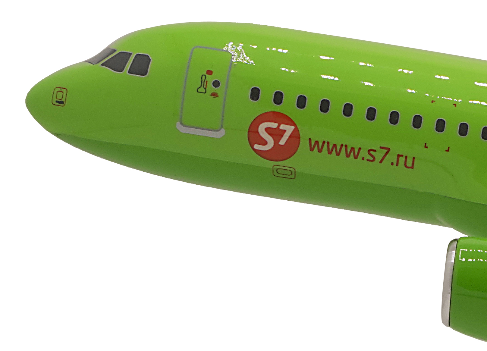    A-320   (S7 Airlines),  1:100,   37,5 . # 8 hobbyplus.ru
