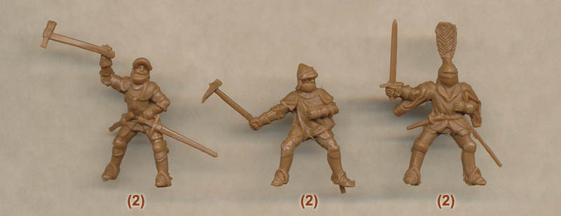 Миниатюрные фигуры Война роз 6. Конные рыцари, производитель 