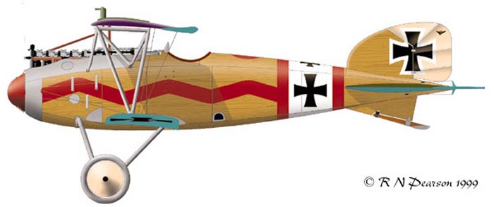 Сборная модель Германский самолет Albatros D.III., производства RODEN, масштаб 1/72, артикул: Rod012 # 11 hobbyplus.ru