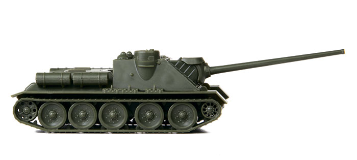 Сборная модель Советский истребитель танков СУ-100, производитель «Звезда», масштаб 1:100, артикул 6211 # 2 hobbyplus.ru