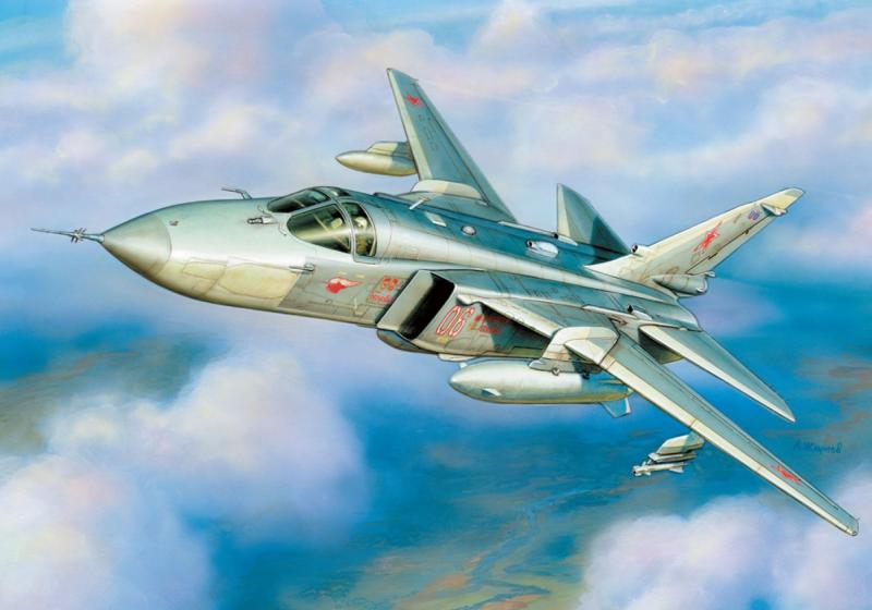 Сборная модель Российский фронтовой разведчик Су-24 МР ( Ограниченный выпуск), производитель «Звезда», масштаб 1/72, артикул 7268 # 1 hobbyplus.ru