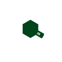 Краска Акриловая глянцевая TAMIYA Зеленая, X-5 Green, 10 мл, артикул 81505, Япония. # 1 hobbyplus.ru