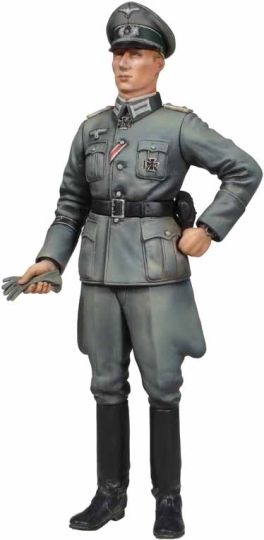 Сборная фигура солдата: Wermacht Officier - немецкий офицер, Вторая мировая война, масштаб: 1/16, производитель TAMIYA, артикул: 36315 # 2 hobbyplus.ru