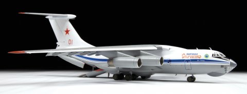 Сборная модель Военно-транспортный самолёт Ил-76МД. Масштаб 1:144, артикул 7011. # 6 hobbyplus.ru