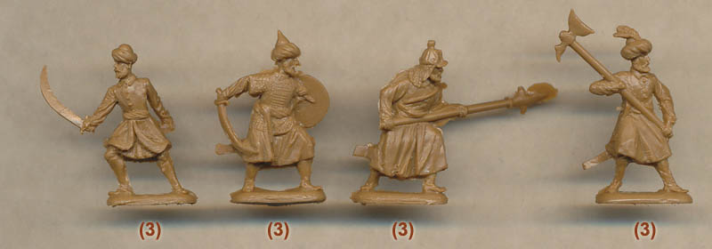 Миниатюрные фигуры Турецкая пехота 16-17 век, производитель 
