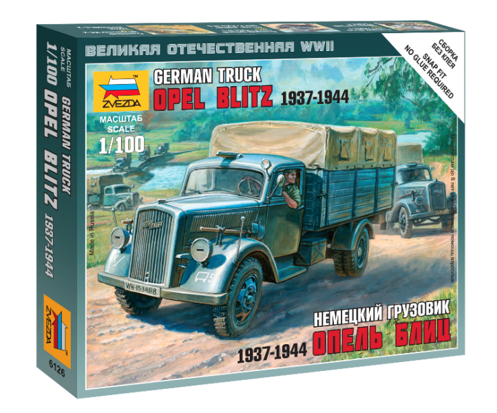 Сборная модель: Немецкий грузовик Опель Блиц (1937-1944), серия 