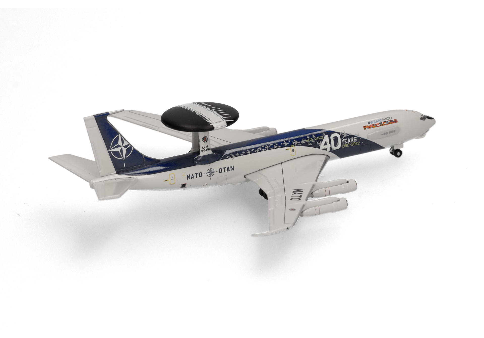 ������ ������� Boeing E-3A Sentry, 40-����� ����, 537537. # 2 hobbyplus.ru
