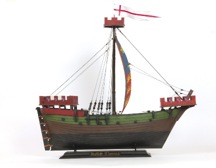 Сборная модель  Английский средневековый корабль 