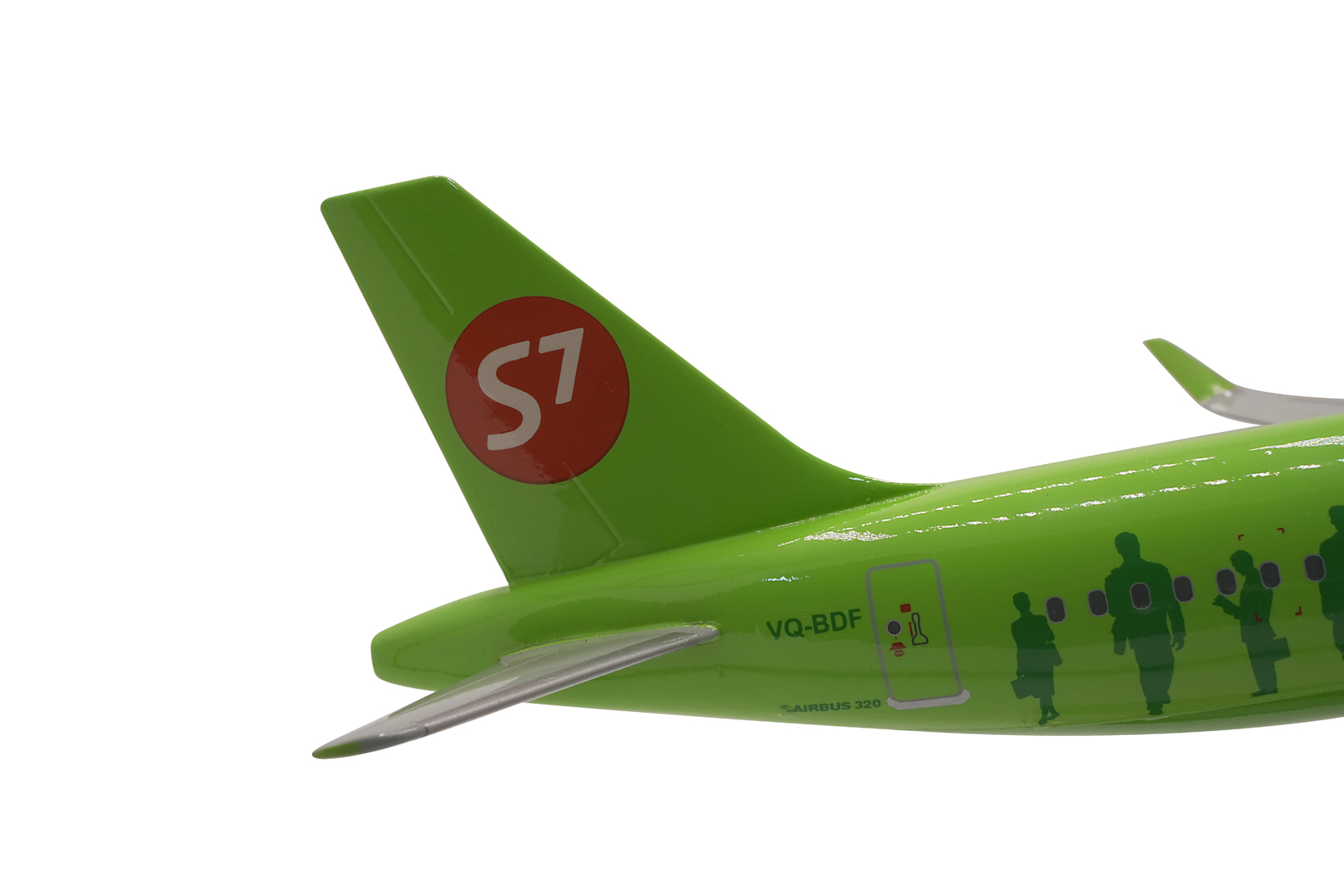    A-320   (S7 Airlines),  1:100,   37,5 . # 7 hobbyplus.ru