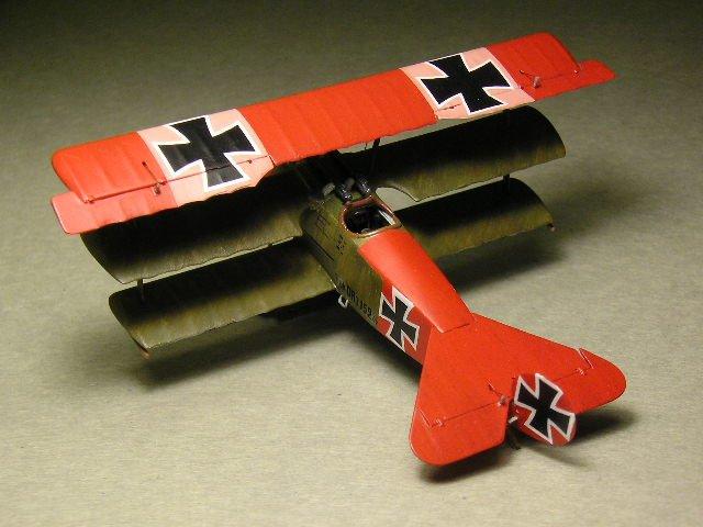 Сборная модель Германский самолет Fokker Dr.I., производства RODEN, масштаб 1/72, артикул: Rod010 # 7 hobbyplus.ru