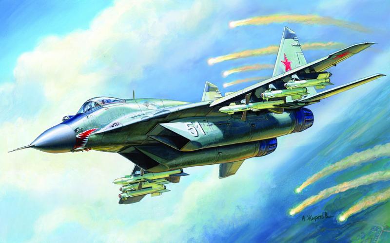 Сборная модель Самолет МиГ-29 (9-13). Производства «Звезда» масштаб 1:72, артикул 7278. # 4 hobbyplus.ru