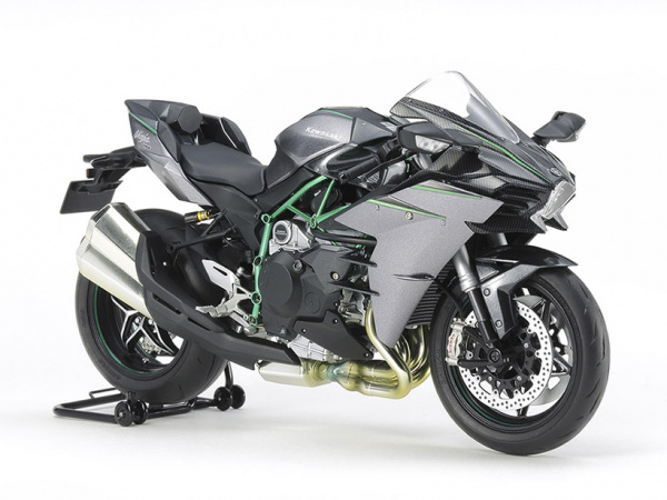 Сборная модель мотоцикла Kawasaki Ninja H2 Carbon в масштабе 1:12 Tamiya 14136 # 3 hobbyplus.ru