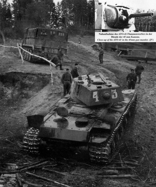 Сборная модель Советский тяжелый огнеметный танк КВ-8 , производства ARK Models, масштаб 1/35, артикул: 35028 # 3 hobbyplus.ru