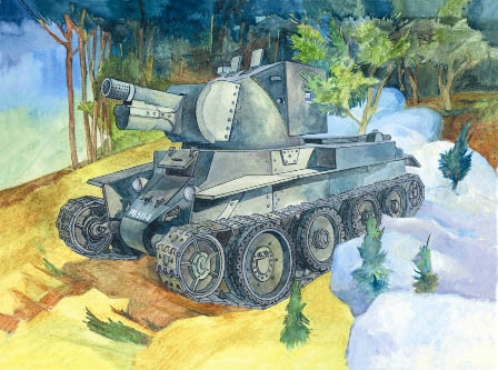 Сборная модель штурмового орудия БТ-42, производства ВОСТОЧНЫЙ ЭКСПРЕСС, масштаб 1/35, артикул: EE35116 # 1 hobbyplus.ru