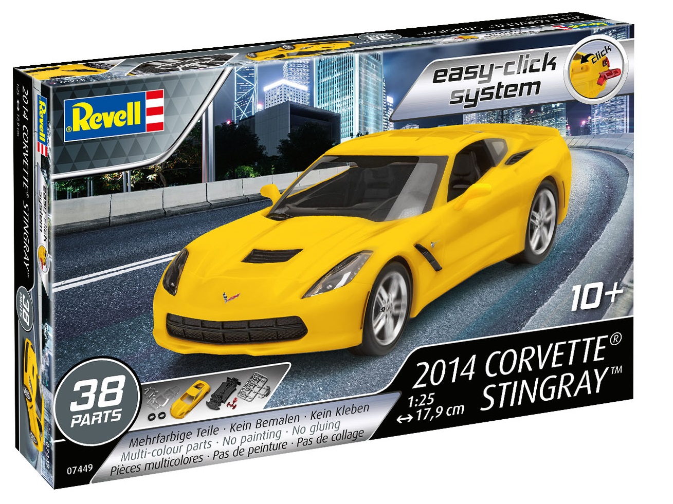    Corvette Stingray 2014 .,  1:25, Revell 07449. # 1 hobbyplus.ru