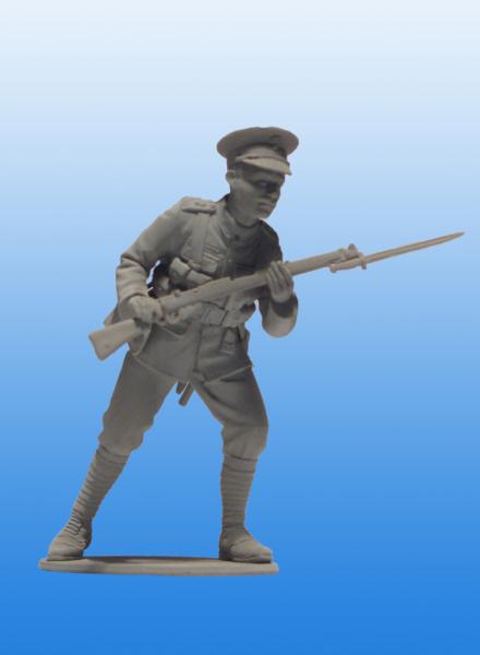Пехота Британии (1914), (4 фигуры), ICM Art.: 35684 Масштаб: 1/35 # 5 hobbyplus.ru