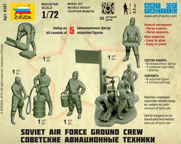 Сборная модель: Советские авиационные техники, серия 
